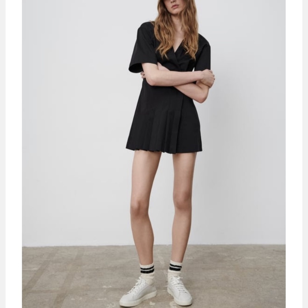 Zara poplin dress